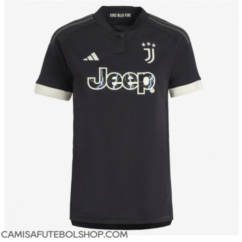 Camisa de time de futebol Juventus Replicas 3º Equipamento 2023-24 Manga Curta